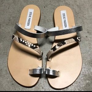 NEW Steve Madden Leather Strappy Sandals